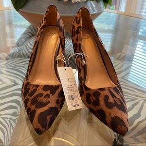 BNWT A New Day (Target brand) animal print heels size 9. Smoke free home.